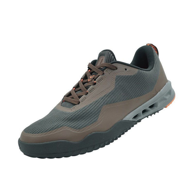 League MAGMA Grey/Orange Loafers Pria