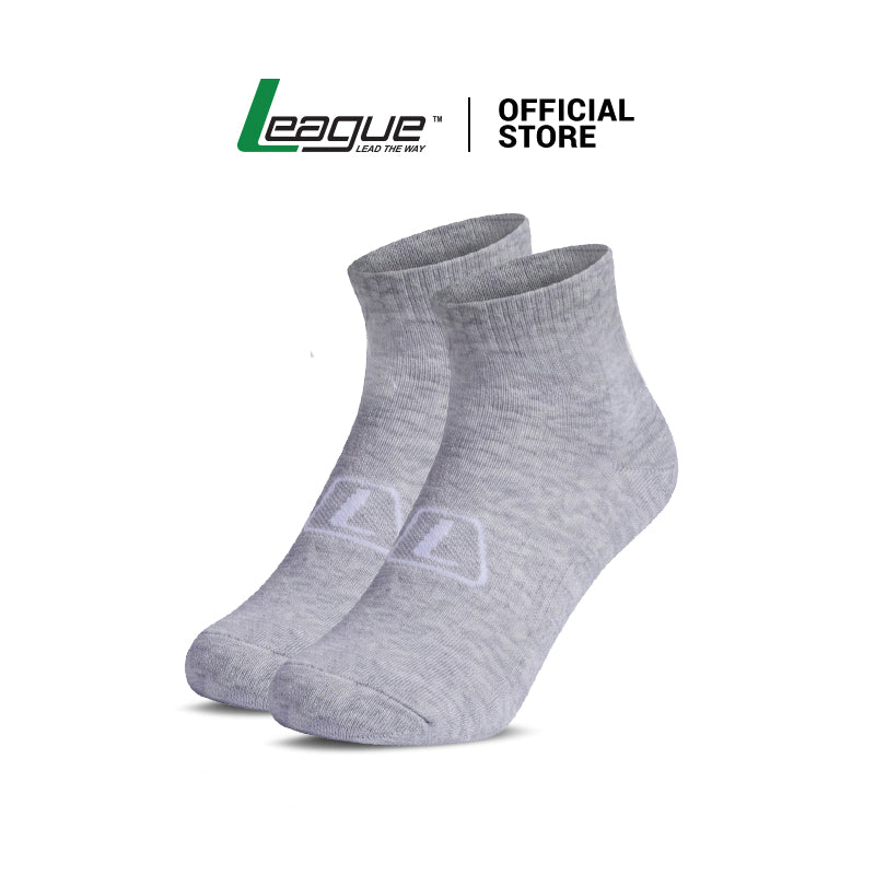 1 Pair Elion Ankle Socks Melange Grey SS24UEA2221