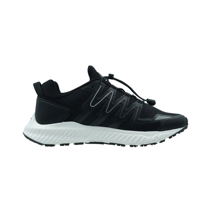 League Kumo 2 Black/White Sepatu Running Pria