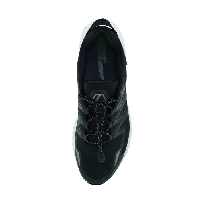 League Kumo 2 Black/White Sepatu Running Pria