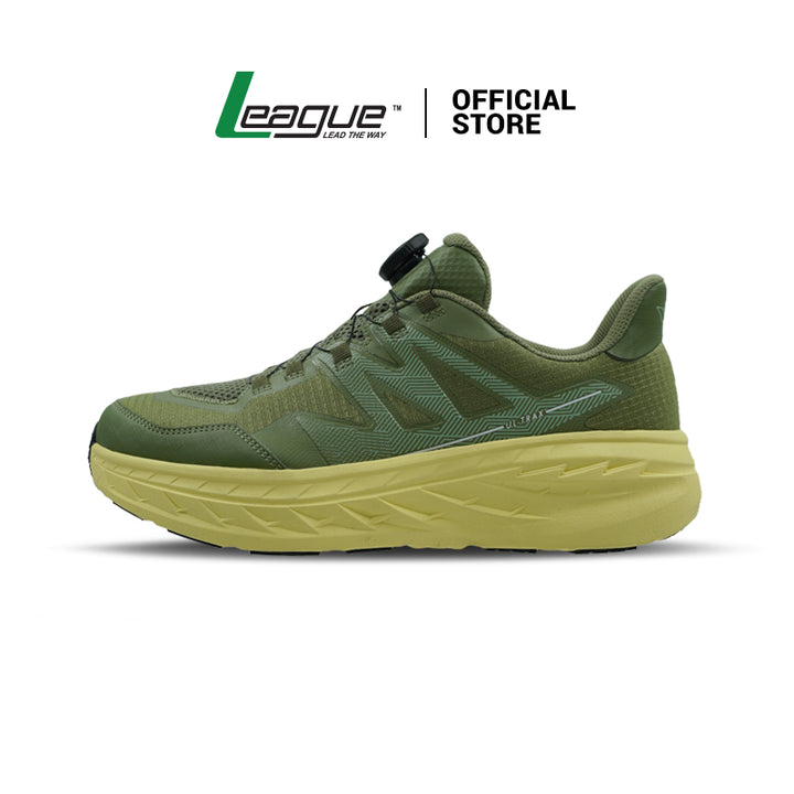 League Ultrax U Green/Green Sepatu Running Pria