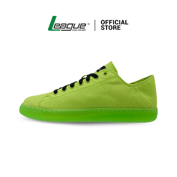 League J-Street Nylon FS Green/Black Loafers Pria