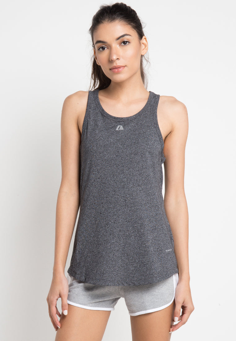 Cloud Grey Tank Running Women