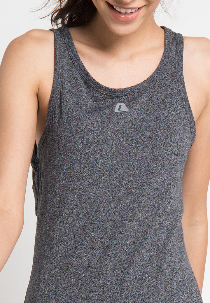 Cloud Grey Tank Running Women