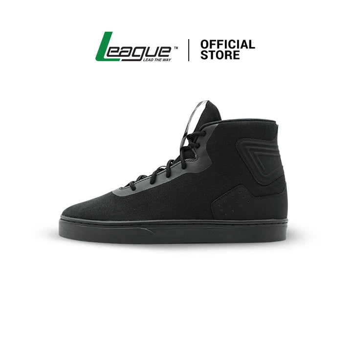 League Viserion Jr Black/White Loafers Anak