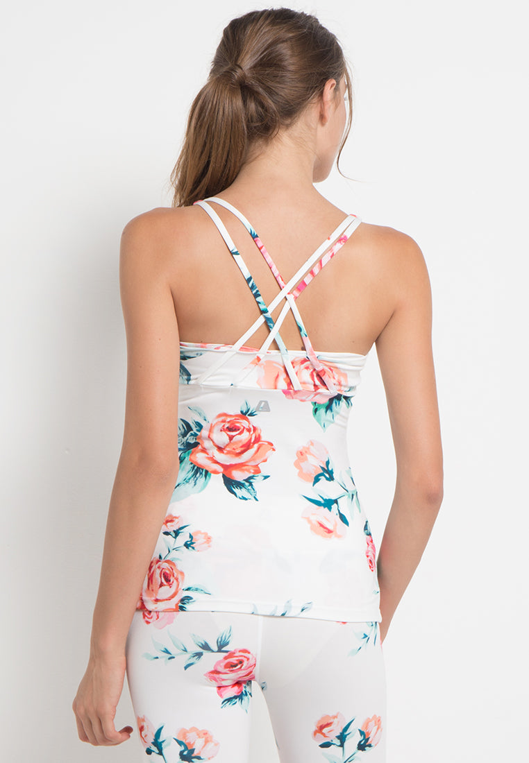 League Actifit Pakaian Wanita ActiFit Criss Cross Tank W SS16WCT21160XL