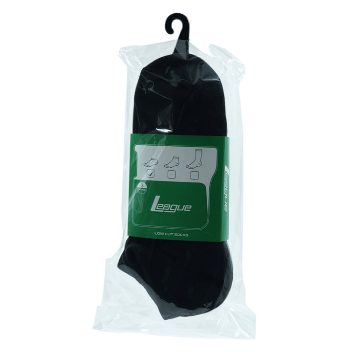 League 3 Pairs Elexar Low Cut Mix Kaos Kaki Lifestyle