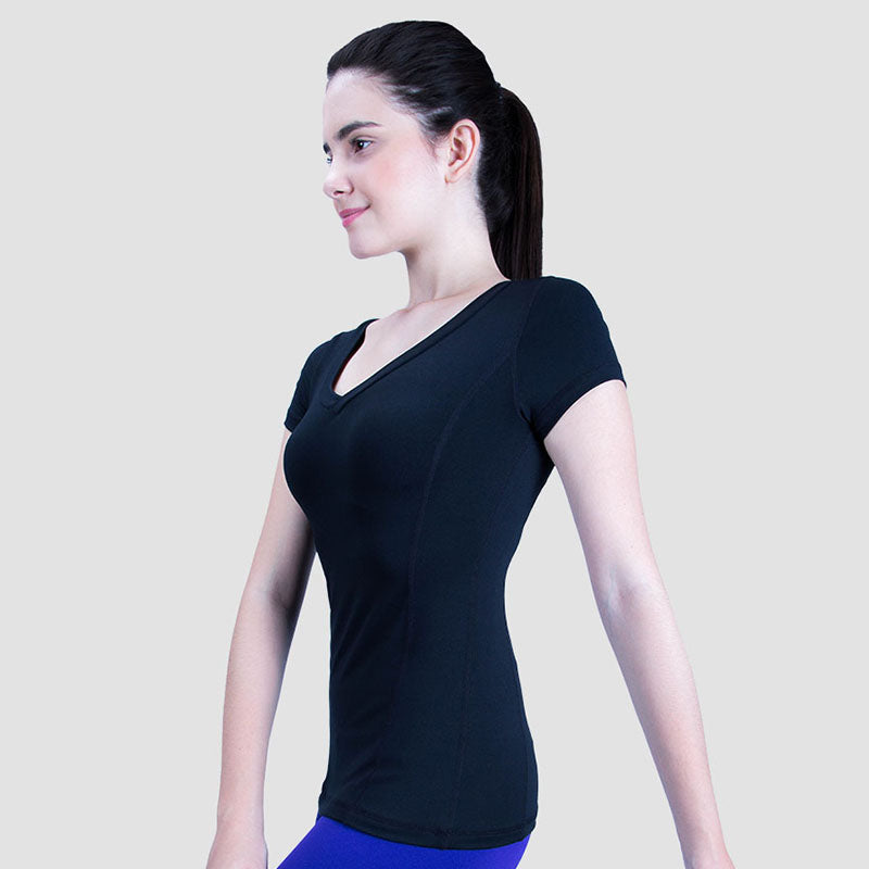 Actifit Apparel Wanita Tshirts Training Pose V-Tee FW15WVT2001