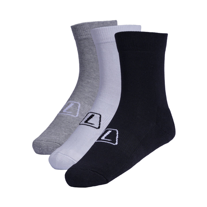 League 3 Pairs Evron Quarter Mix Kaos Kaki Lifestyle