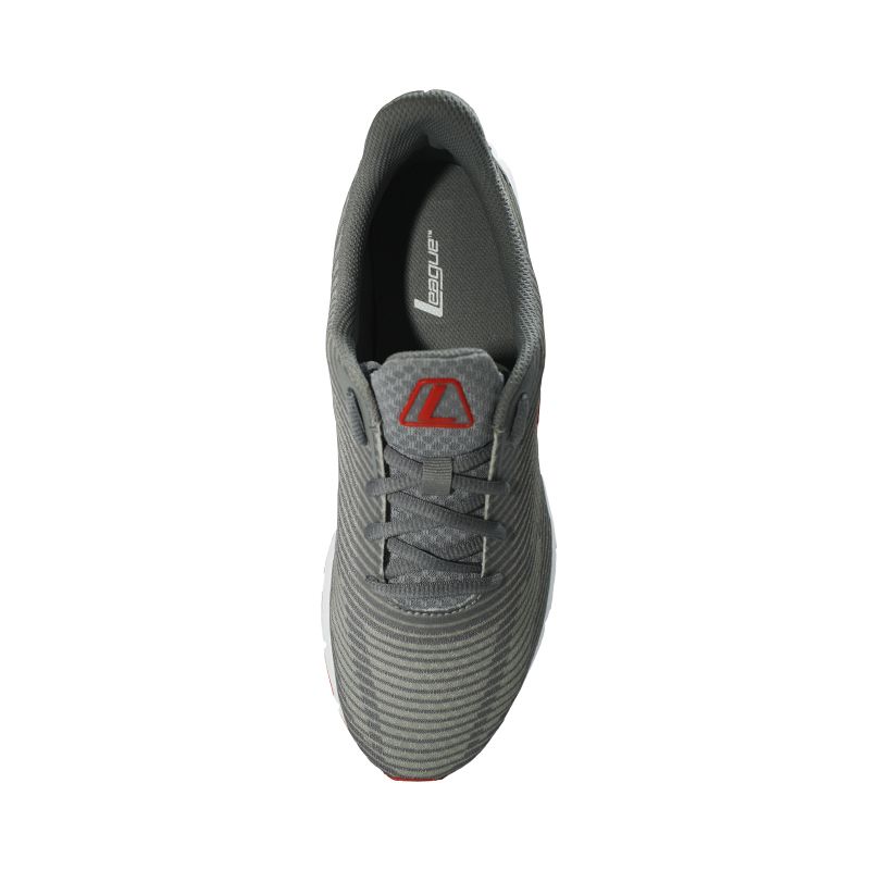 League RASS M Grey/Grey Sepatu Running Pria