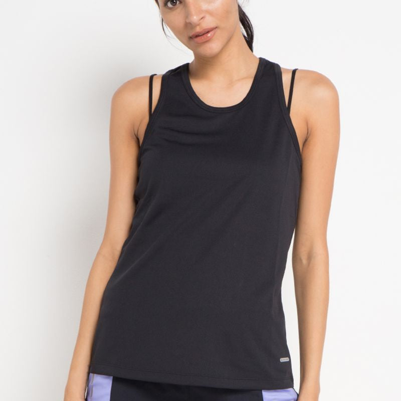 Elite Running Black Tank Women