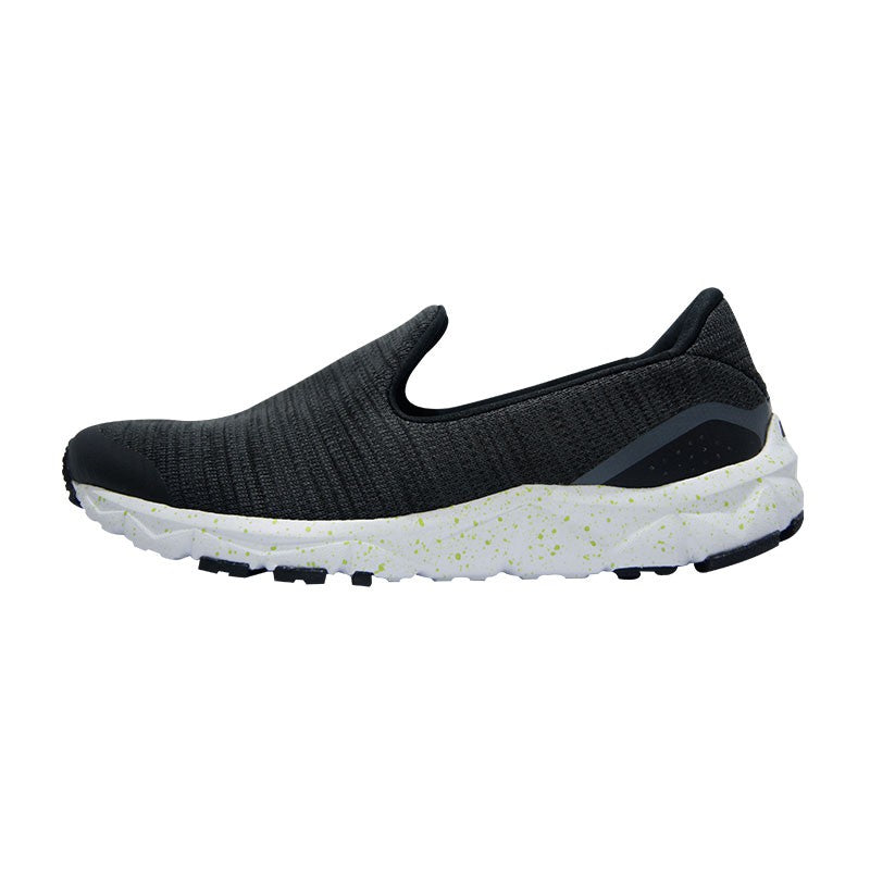 League Luna Craftedknit Black/Yellow Loafers Wanita