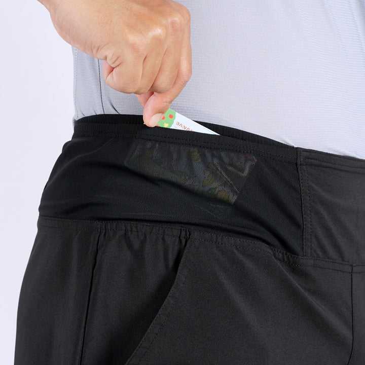 Orta 7" Black Running Shorts Men