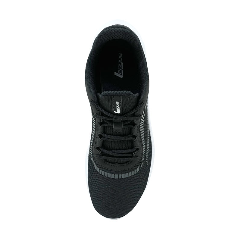 League Mask U Grey/White Sepatu Running Pria