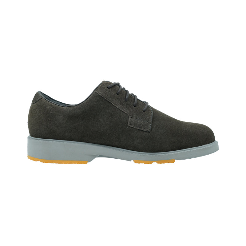 League Perkasa Suede Black/Grey Loafers Pria