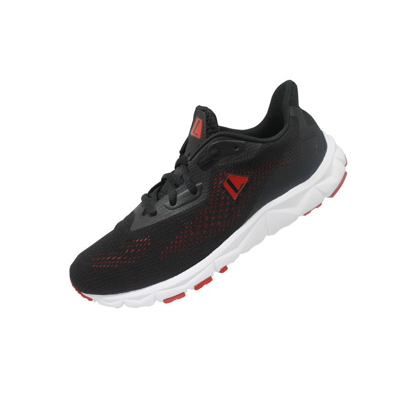 League Fireflash U Black/Black Sepatu Running Pria