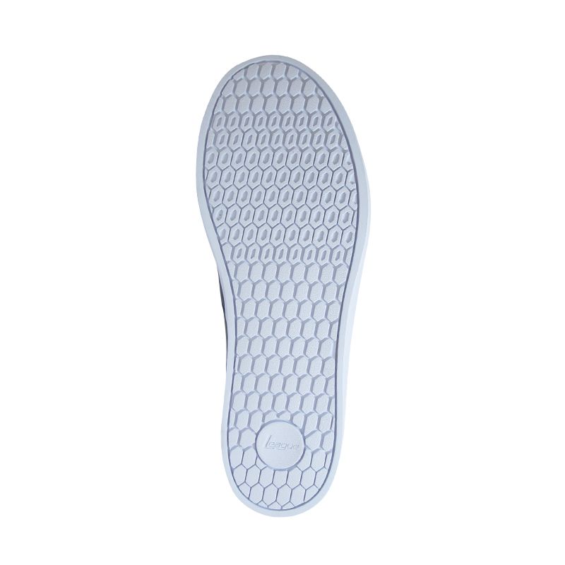 League Ordinary U Black/White Slip On Pria