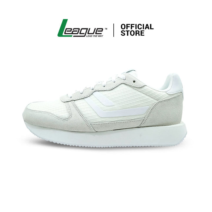 League STRV 2 White/Grey Loafers Pria