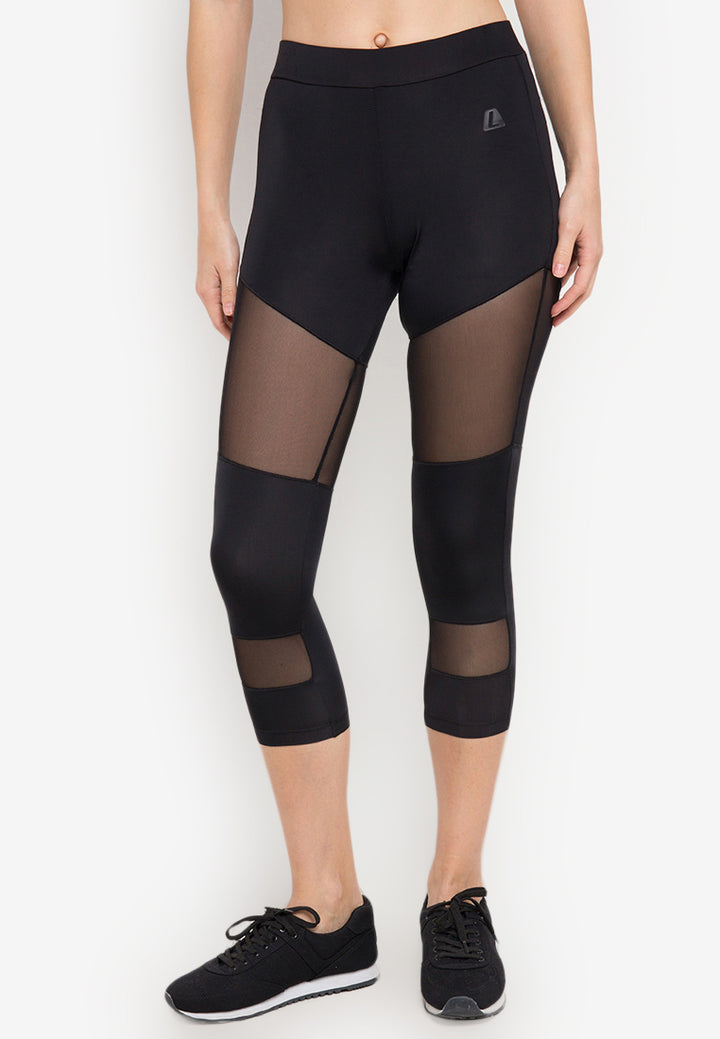 League Apparel Wanita Tights Training Web Capri W FW18WWC1001H