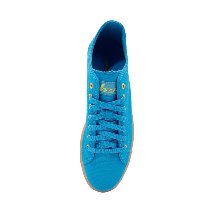 League J-Street Nylon FS Blue/Yellow Loafers Pria