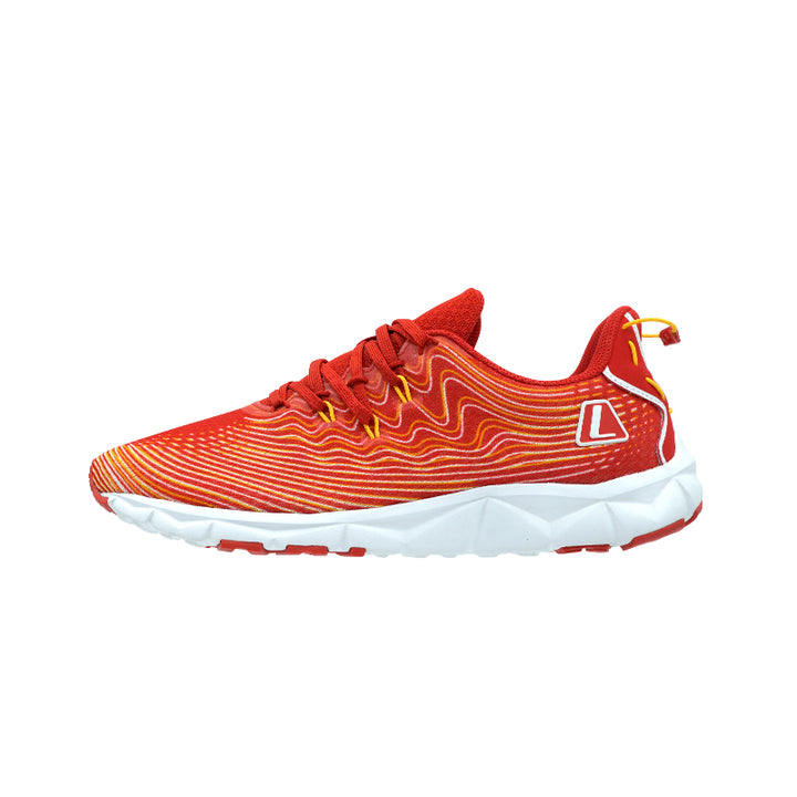 League AMP U Red/White Sepatu Running Pria