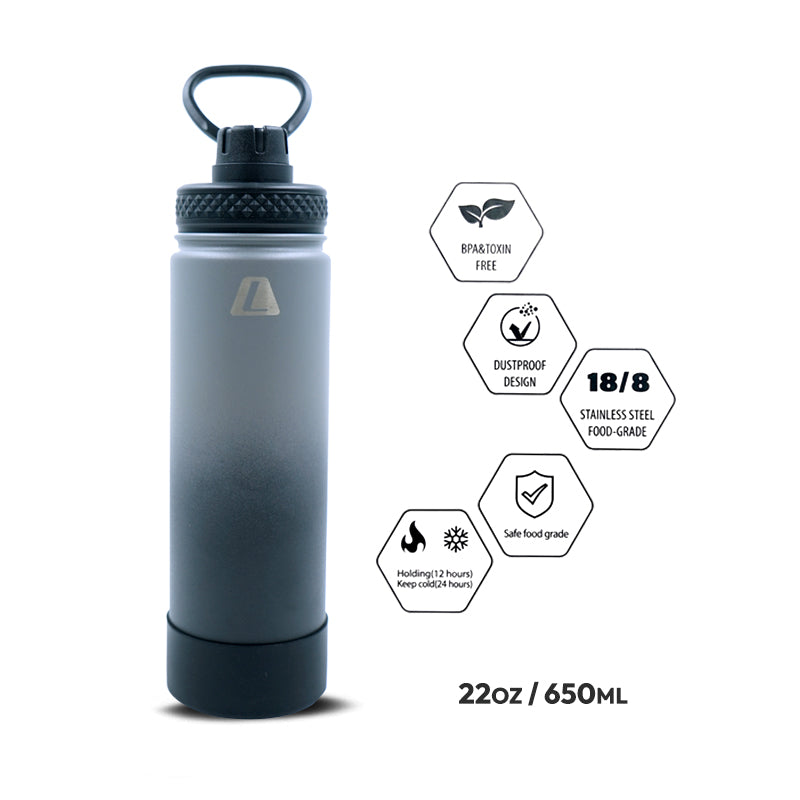 Astrofit Tumbler Abu-abu/Hitam 650 ML