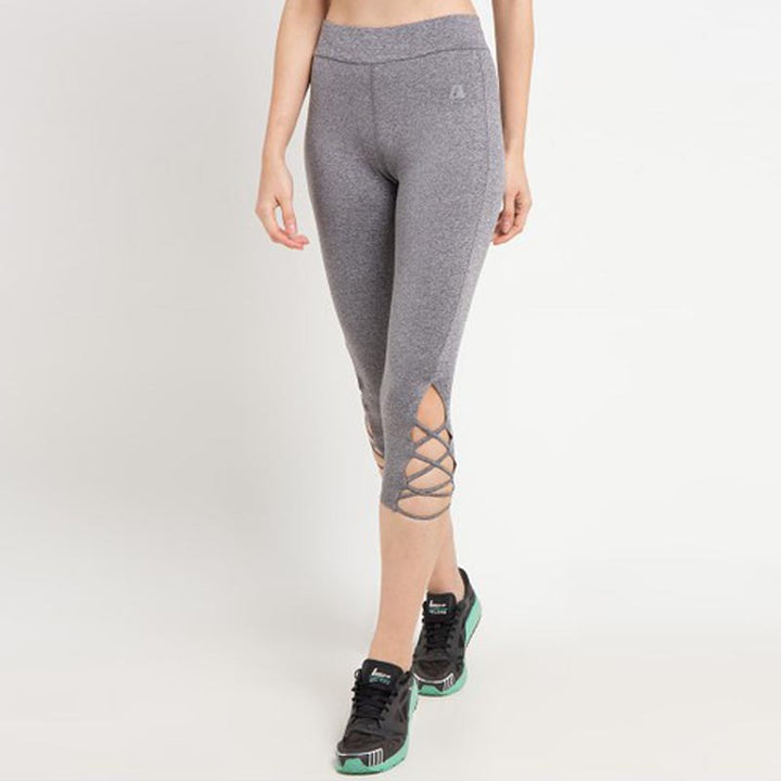 League Apparel Wanita Tights Training Athleisure Laced  Capri FW18WAC2221H