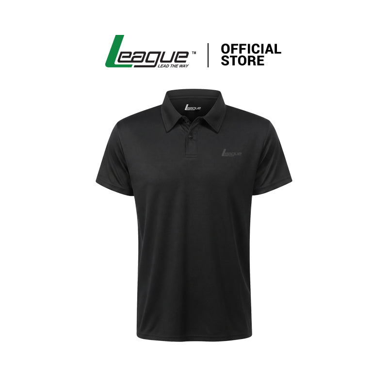Khansa Black Polo Shirt Men