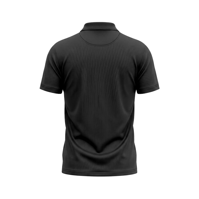 Khansa Black Polo Shirt Men
