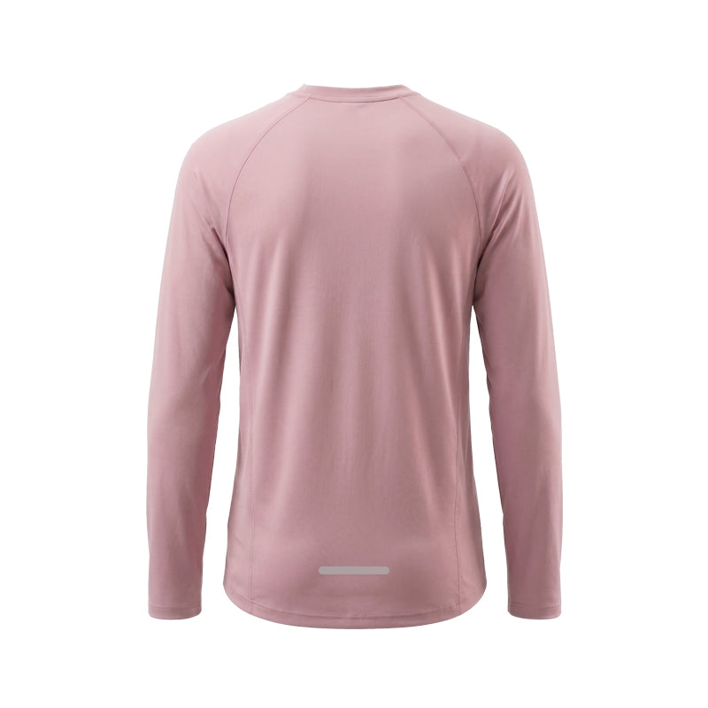 Jersey Lari Lengan Panjang Wanita Eve Pink