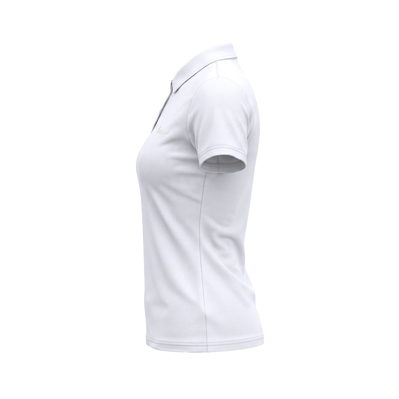 Khansa White Polo Shirt Women