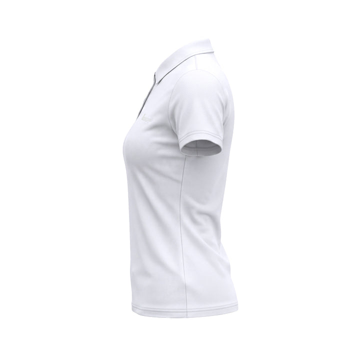 Khansa White Polo Shirt Women