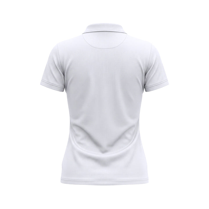 Khansa White Polo Shirt Women