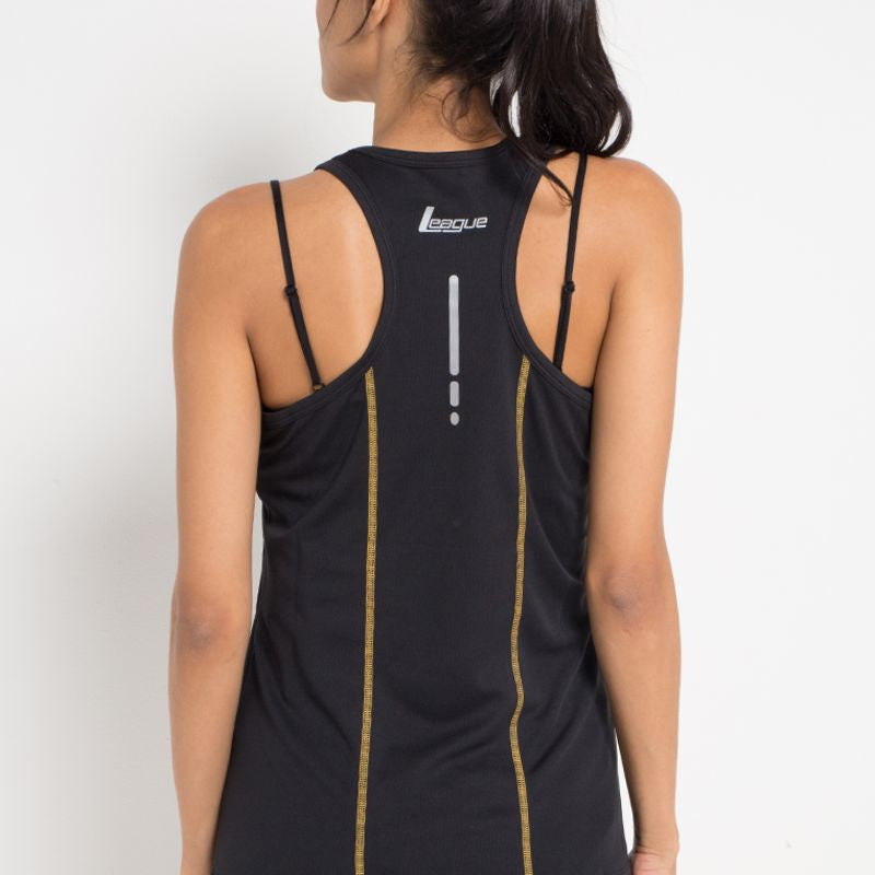 Elite Running Black Tank Women