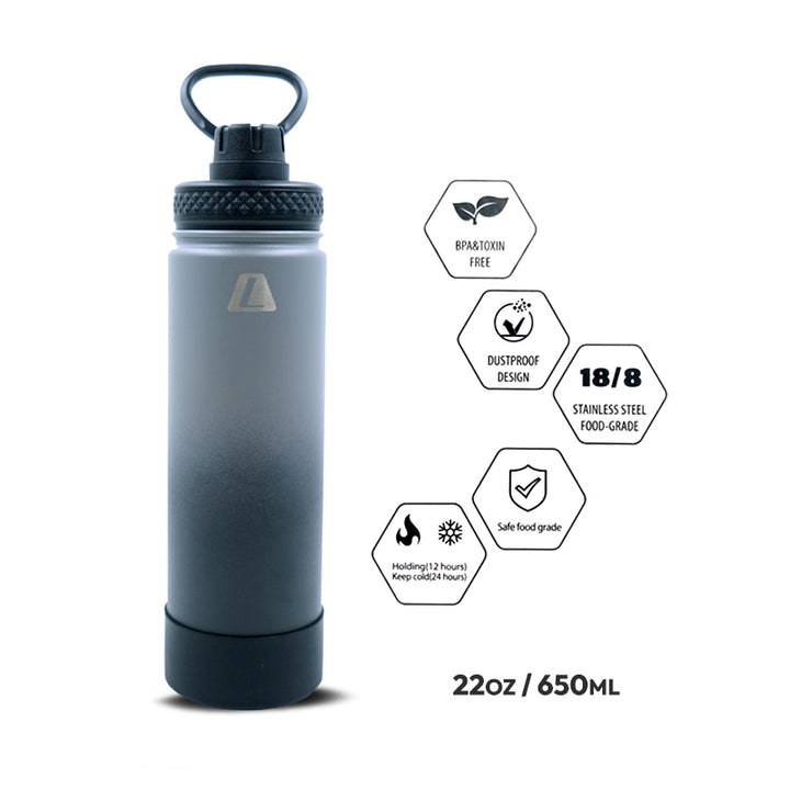 Astrofit Tumbler 650ml Dark Grey/Black