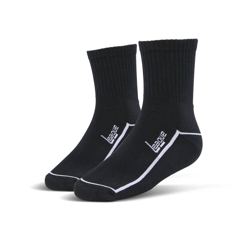 League Basic Cushion Quarter Black Kaos Kaki Lifestyle