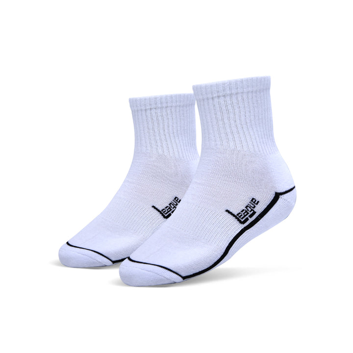 League Basic Cushion Quarter White Kaos Kaki Lifestyle