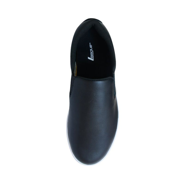 League Ordinary U Black/White Slip On Pria