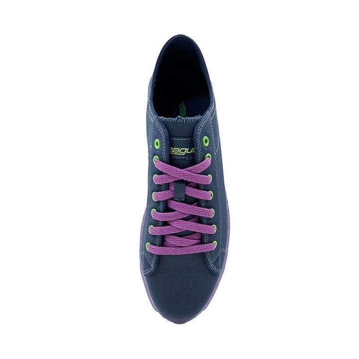 League J-Street Nylon Fs Purple/Green Sepatu Lifestyle Pria