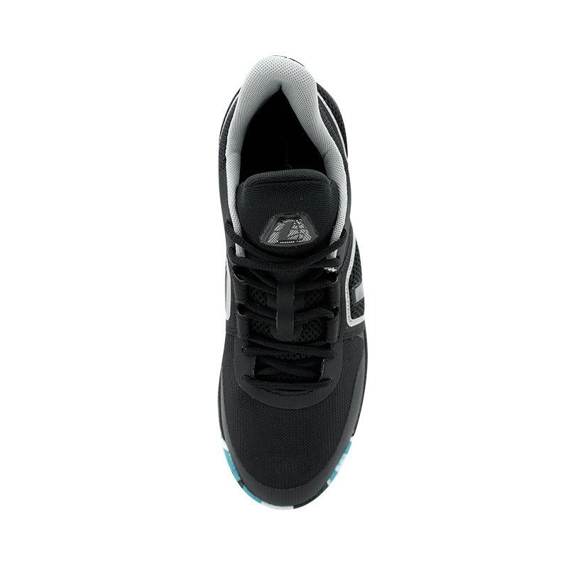 League Fourpoints Black/Grey Sepatu Basket Pria