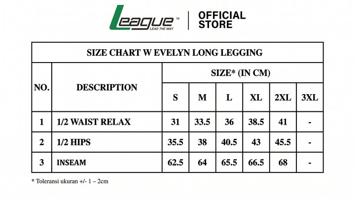 W Evelyn Black Long Legging Women