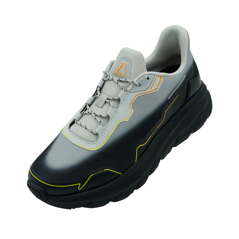 League Hytrax U Black/Grey Sepatu Running Pria