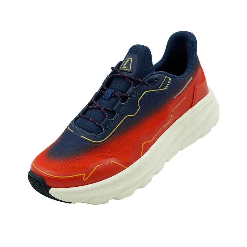 League Hytrax U Red/Blue Sepatu Running Pria