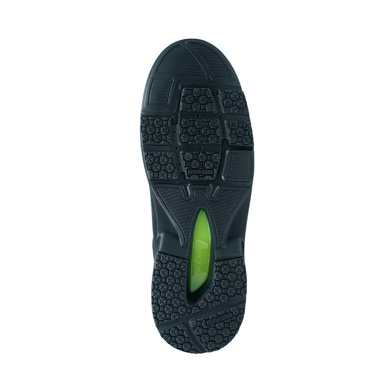 League Perkasa Suede Black/Black Loafers Pria