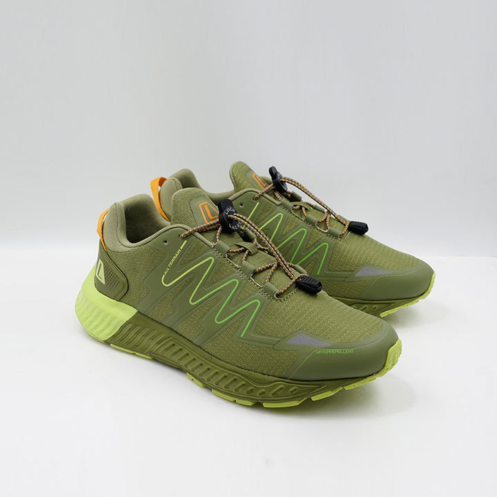 League Kumo 2 Green/Green Sepatu Running Pria