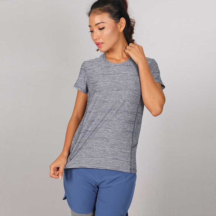 League Pakaian Women Jerseys Running W Regan Running Jersey FW19WRJ2444H