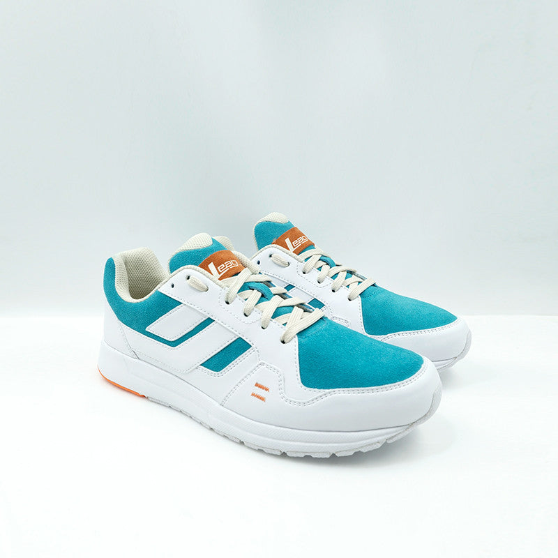 League Cruz Suede Blue/Orange Loafers Pria