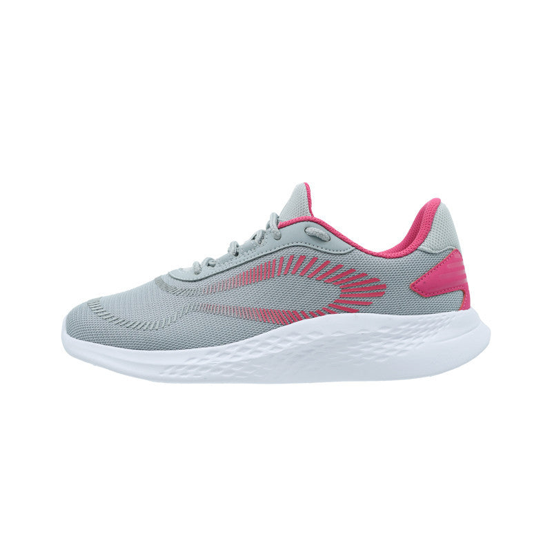 League Mask W Grey/Purple Sepatu Running Wanita