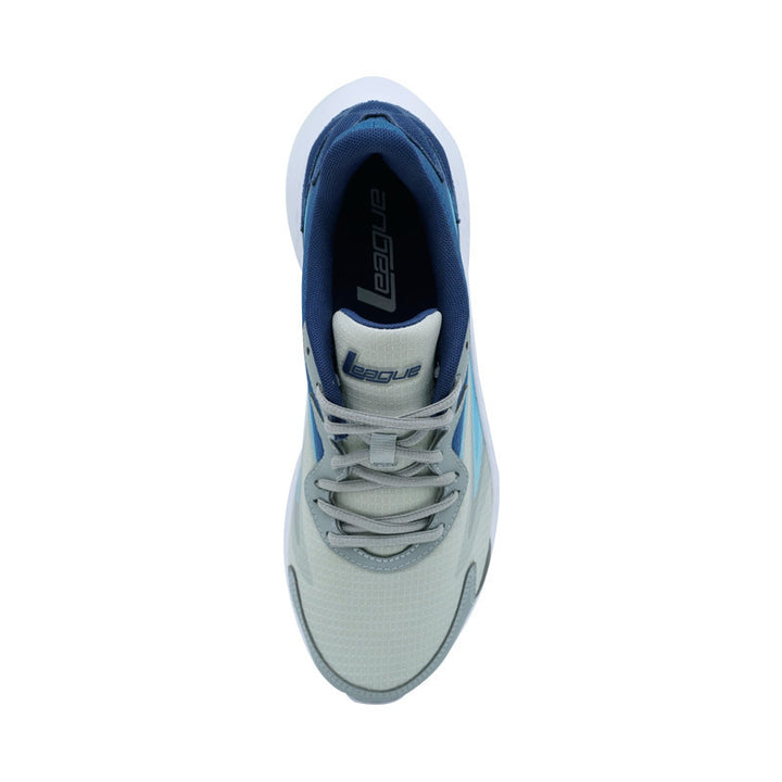 League Inizio U Grey/Blue Sepatu Running Pria