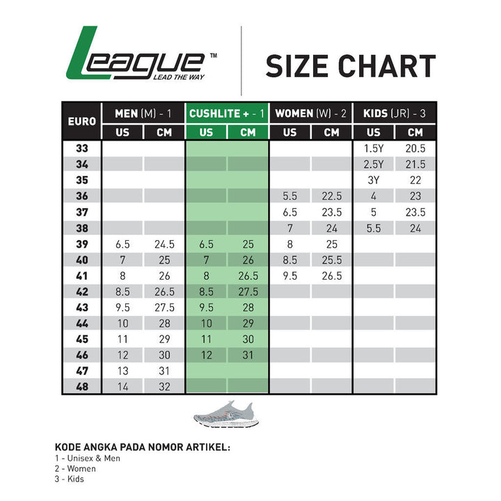 League Zapdos U Black/Blue Sepatu Running Pria
